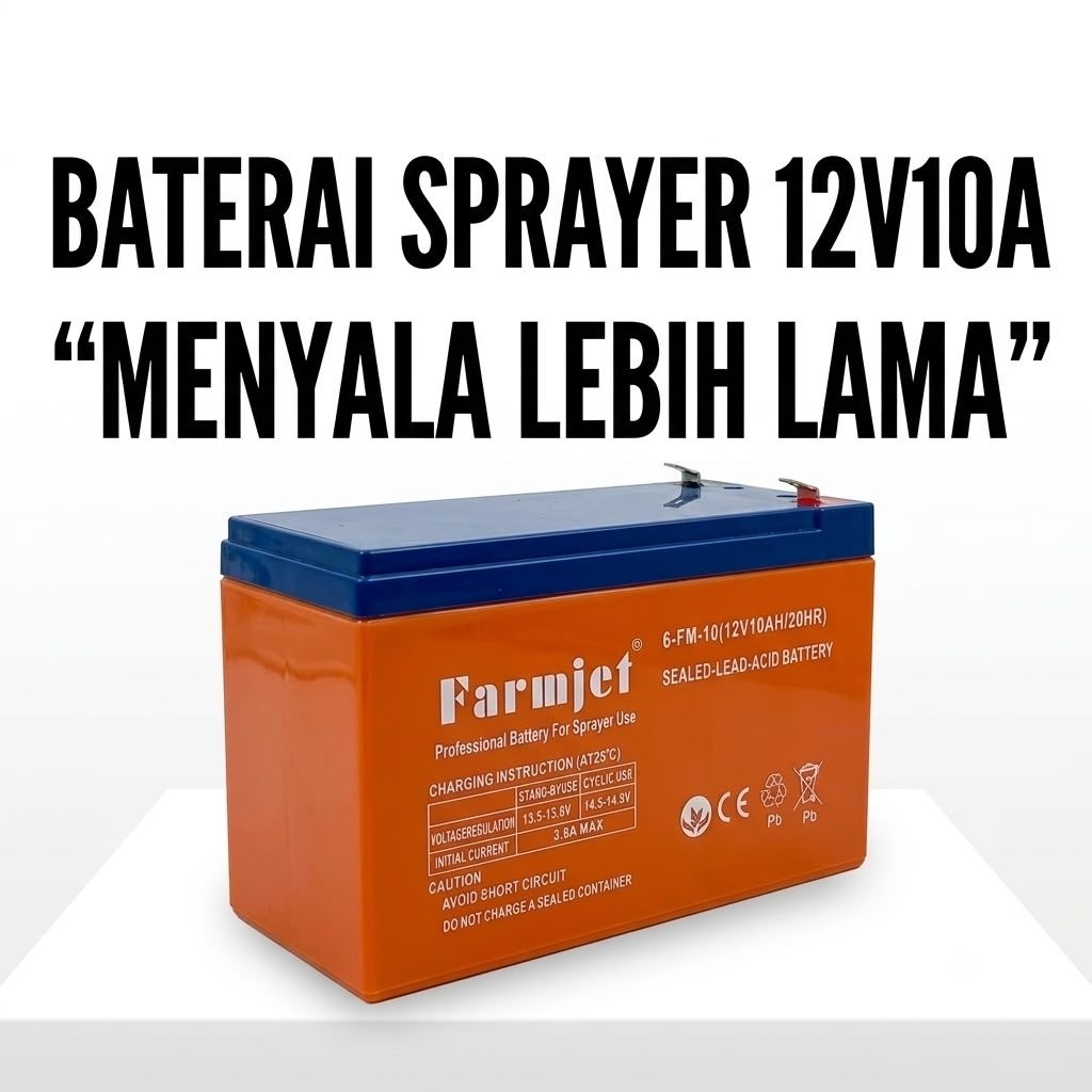 aki cba tangki semprot elektrik aki cba 12v 8a BATTREI semprot pertanian