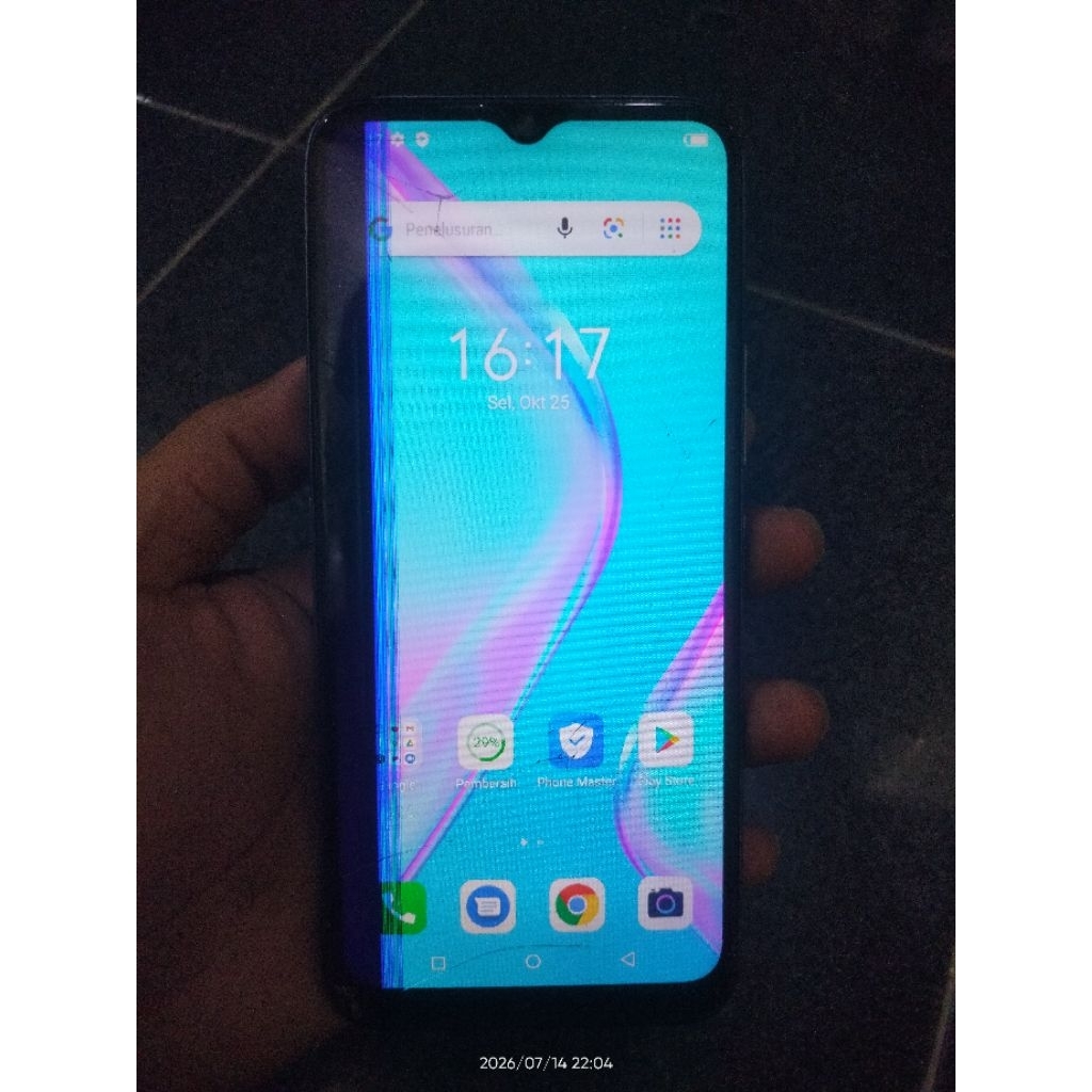 Itel Vision 1 Pro 2/32 Bekas Minus LCD Retak TC Masih Jalan Batre Awet Murah