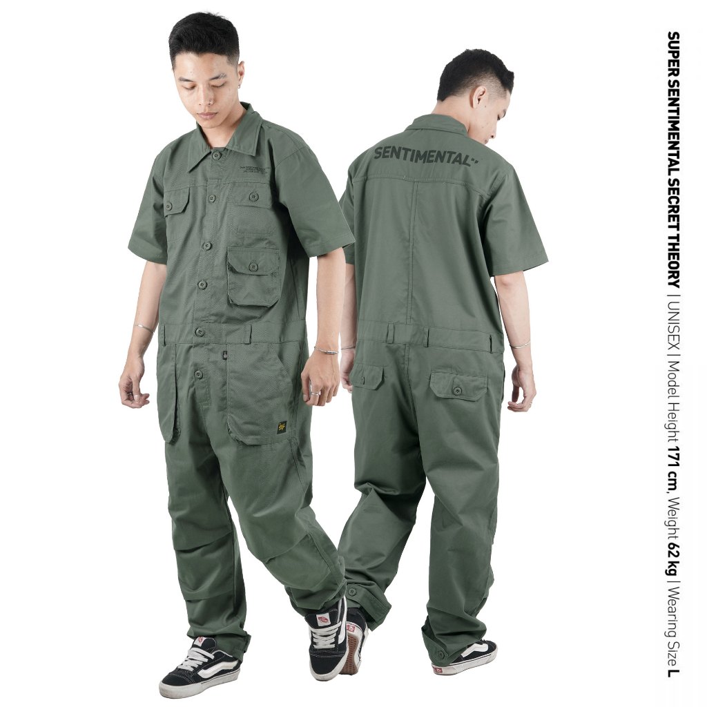 SSST Coverall  2.0 Shortsleeve Jumpsuit Olive