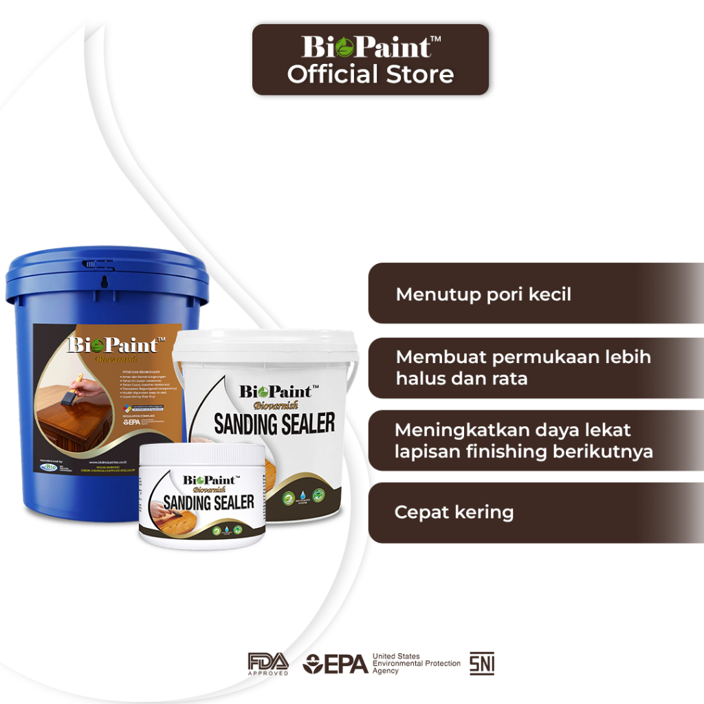 Yellowmarket Biopaint Sanding Sealer Kayu 400Gr