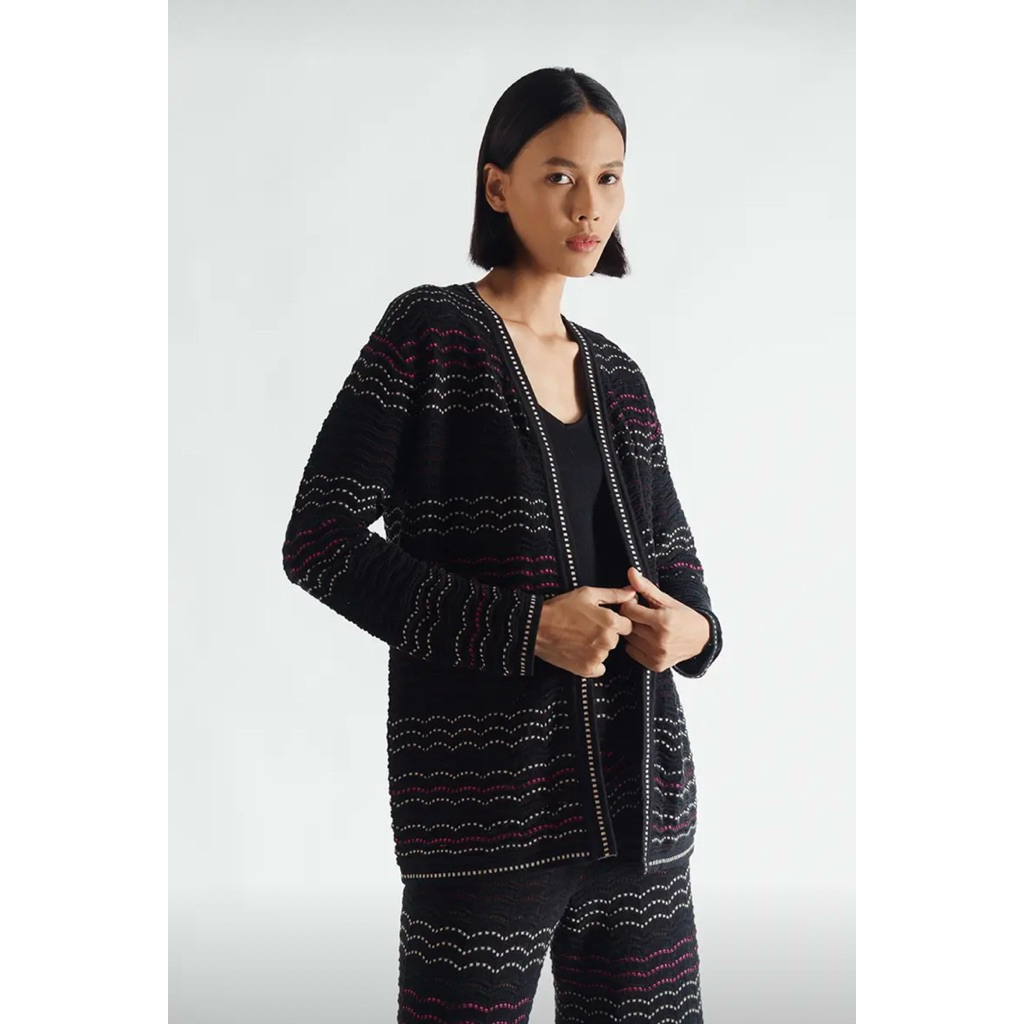DUMA x NAGITA Rami Cardi Black Fuchsia size 1 - Preloved