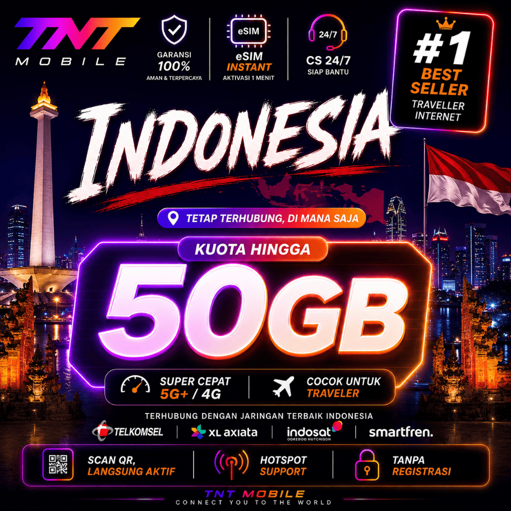 eSIM Indonesia HP Inter iPhone Android Telkomsel Anti Blokir Unblock IMEI Terblokir Kuota Besar Data