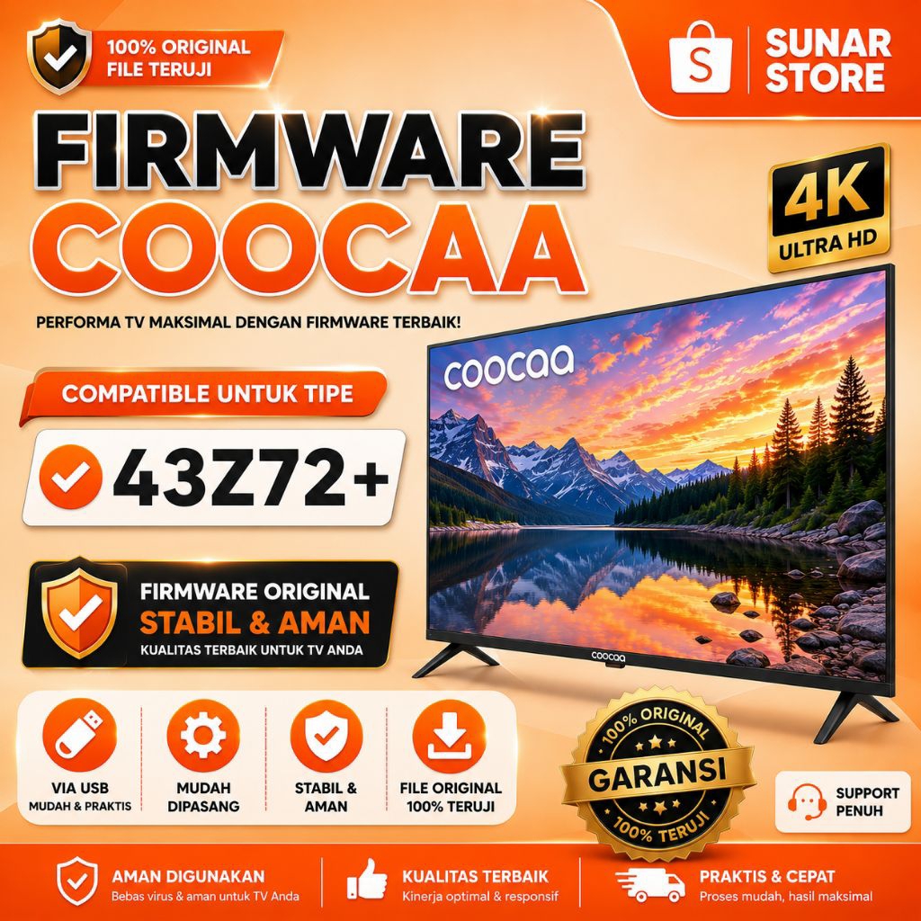 FIRMWARE TV COOCAA 43Z72+
