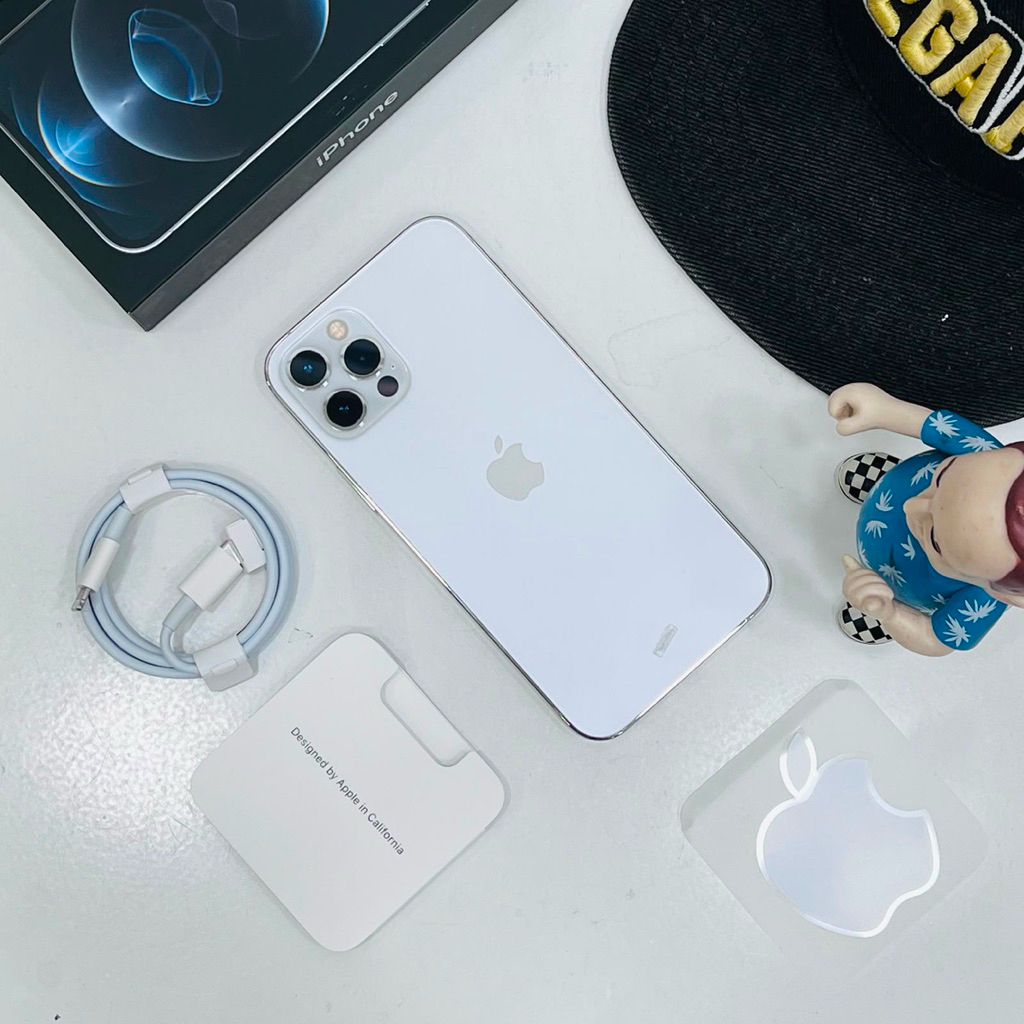 SECOND IPHONE 12 PRO 128 GB SILVER GARANSI RESMI