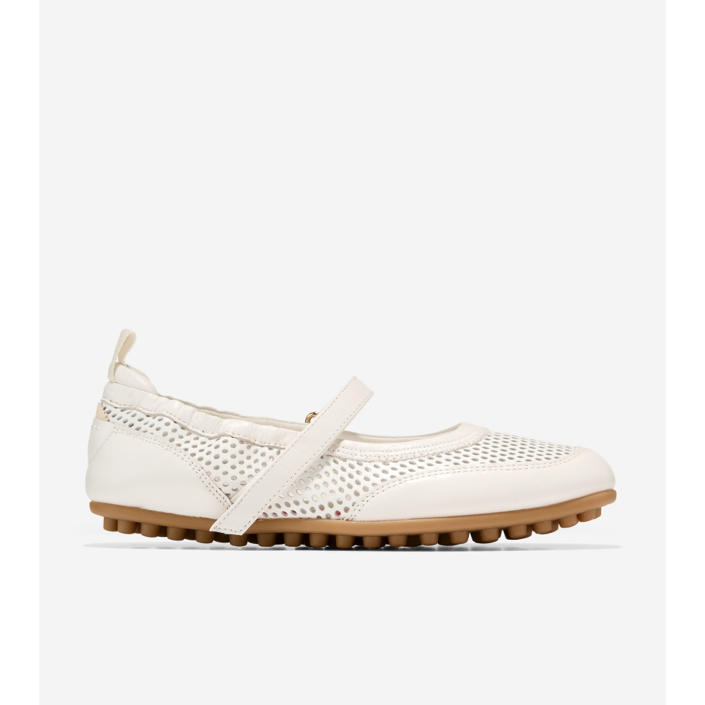 Cole Haan Women Grandpro Travina Maryjane Ballets - Sepatu Wanita (White) W36384