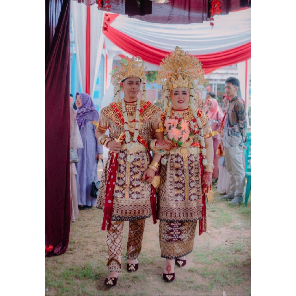 Set Baju Aesan Gede/dodot Pengantin Palembang