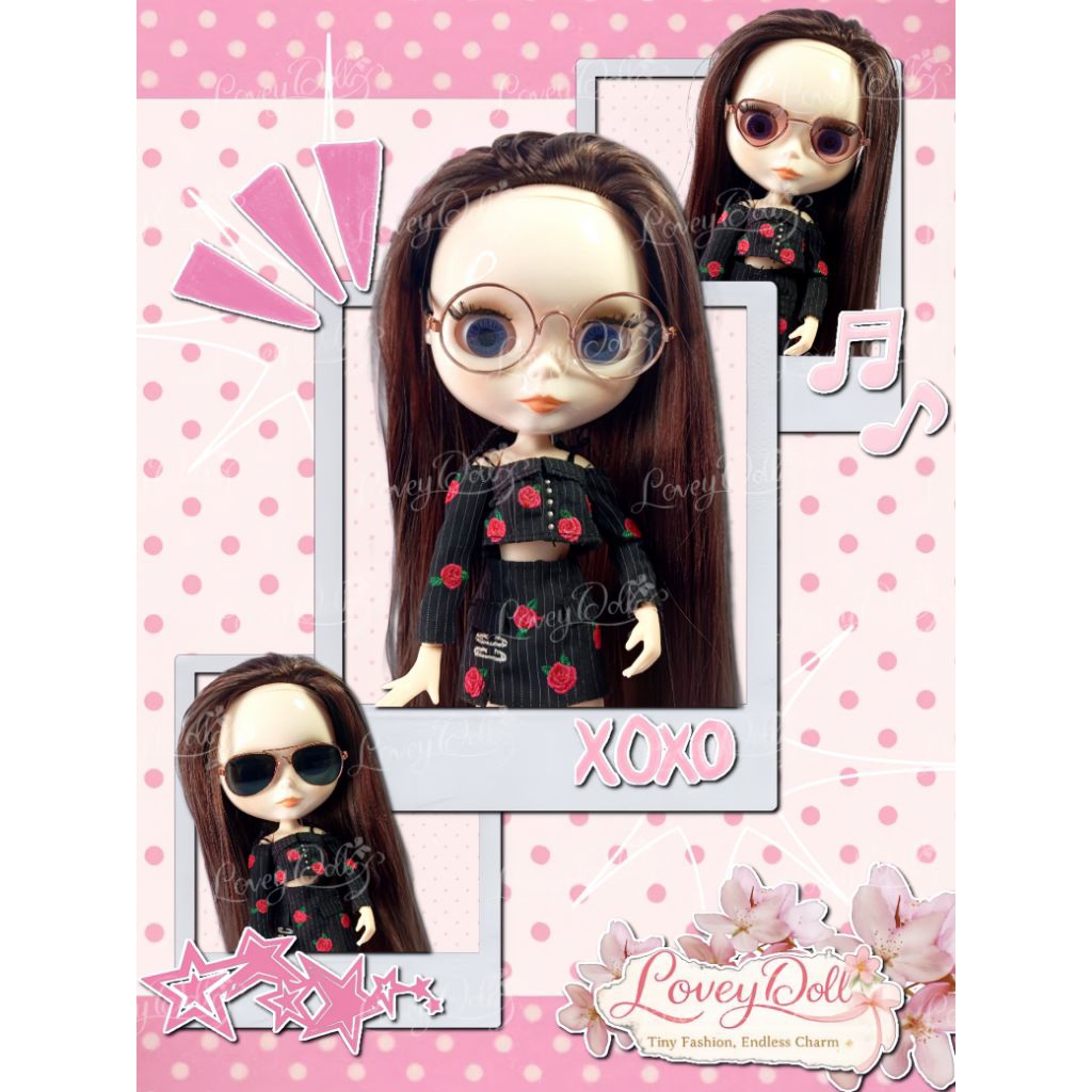LoveyDoll - Kacamata Boneka Blythe Doll