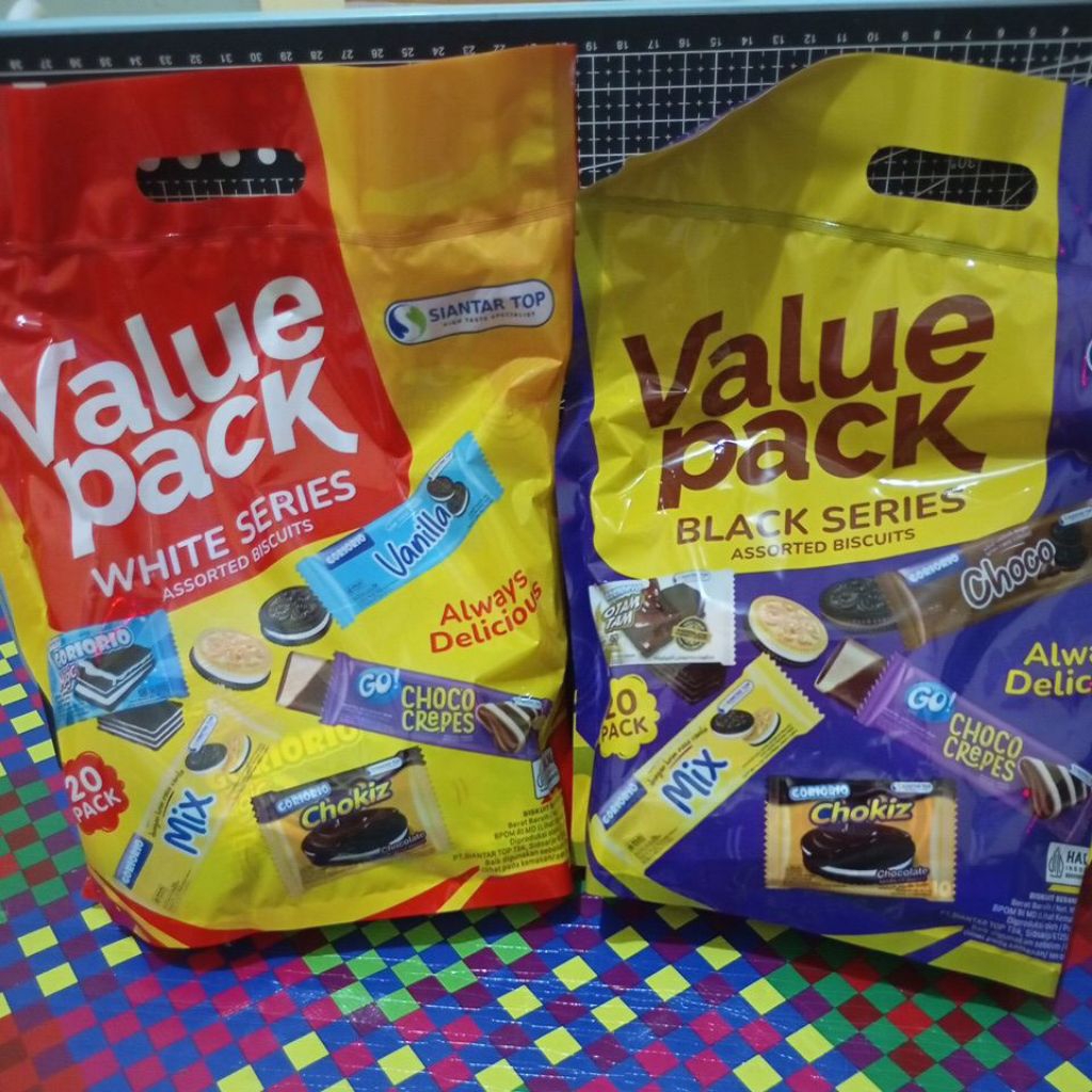 Snack Goriorio Value pack mix isi 20 pcs