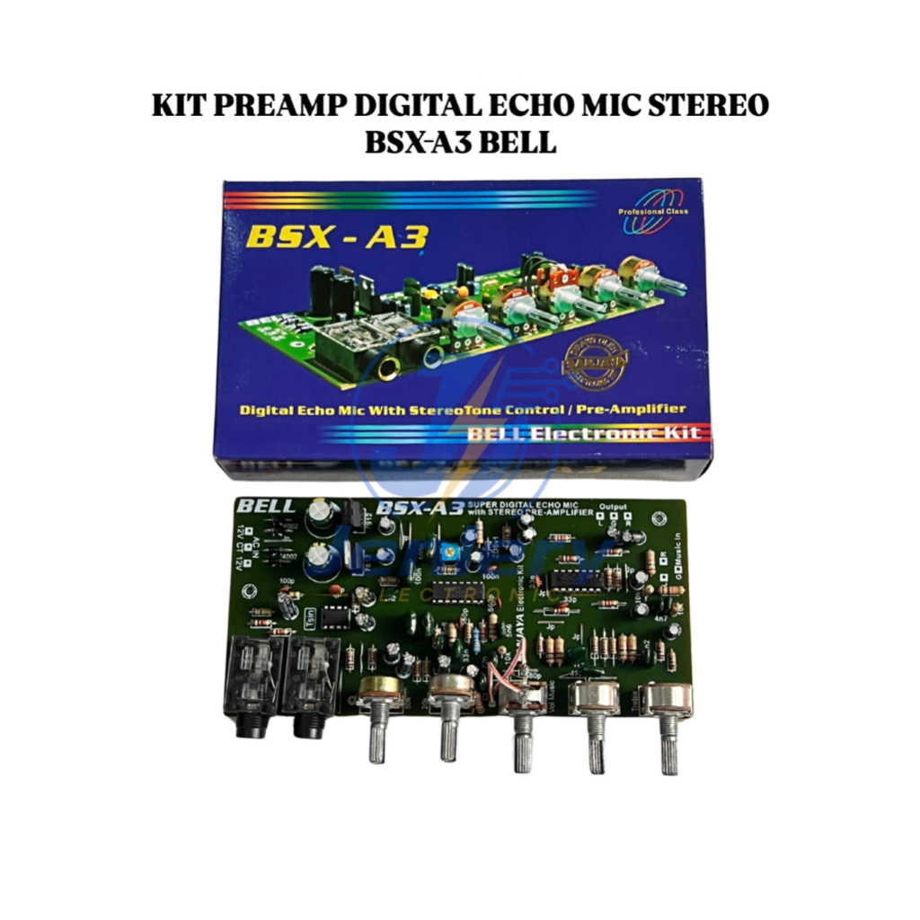 Kit PreAmp Digital Echo Mic Stereo BSX-A3 Bell