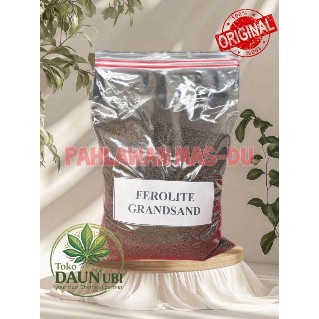 FEROLITE MEDIA FILTER AIR - 1 KG - FEROLITE GRANDSAND PASIR HITAM