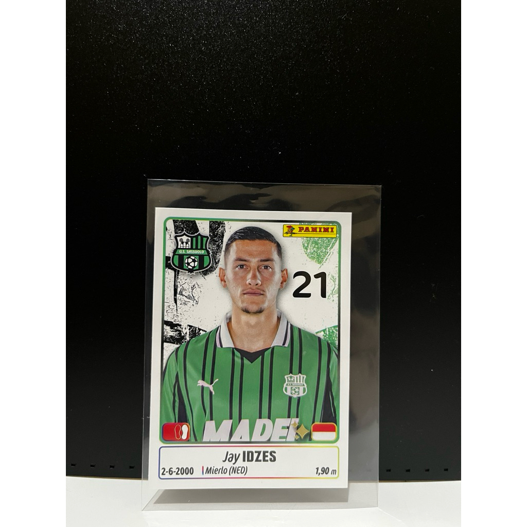 Jay Idzes panini sticker Sassuolo