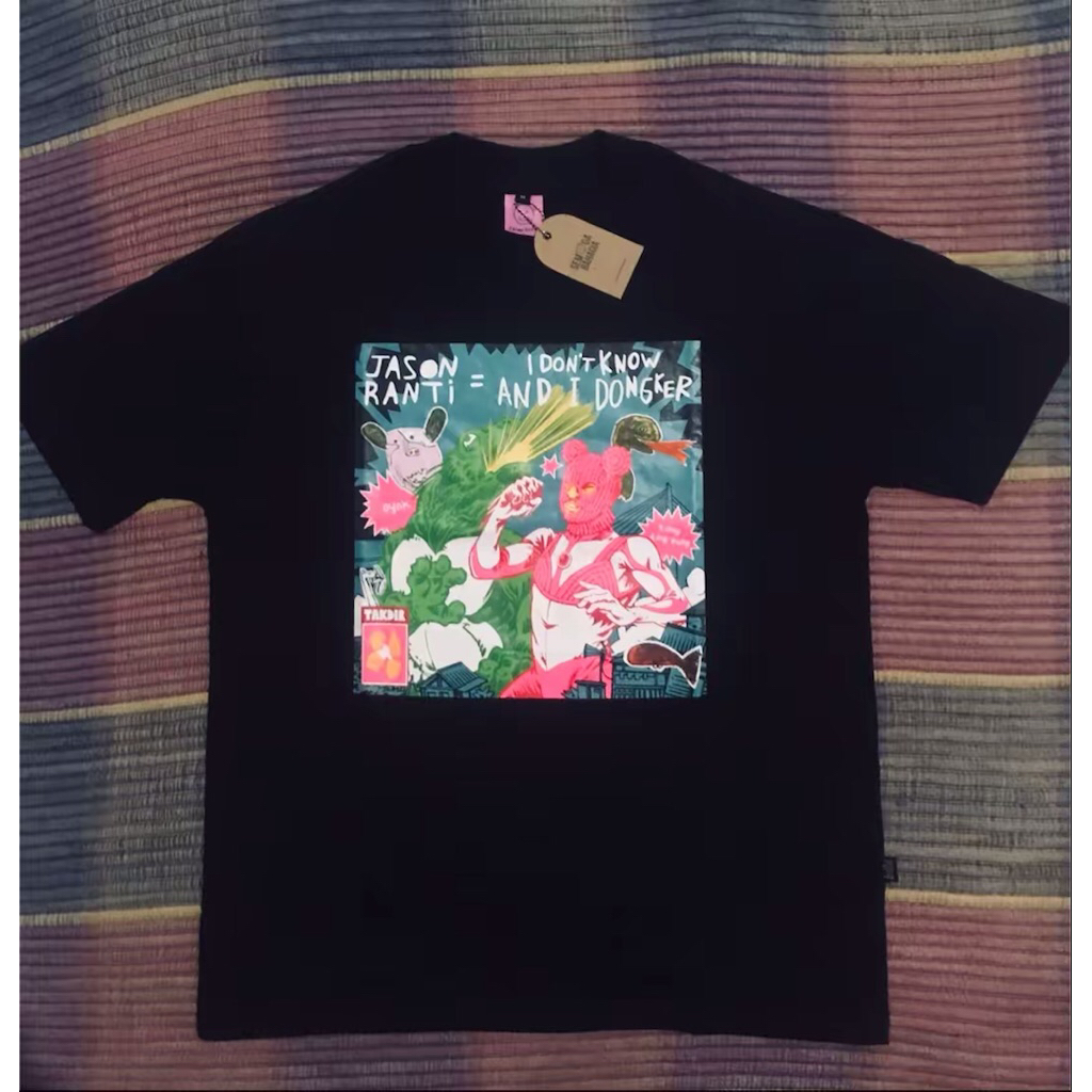 Jason Ranti x Dongker Black Tshirt Original Merch