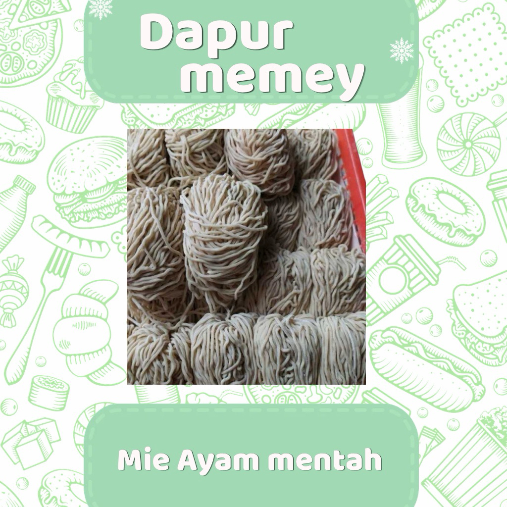 Mie Ayam Mentah