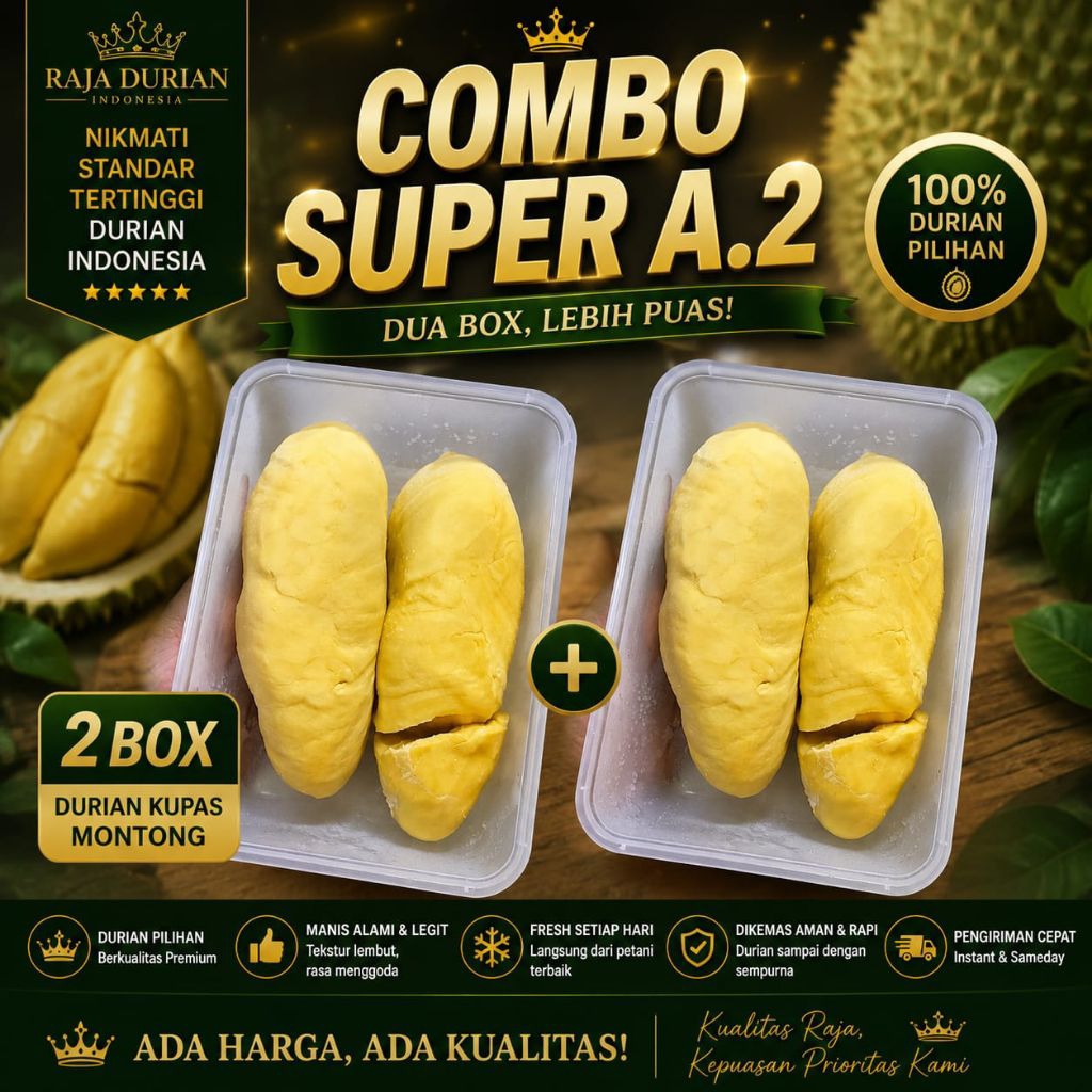 Durian Montong/COMBO A2/Durian montong palu +montong bali/ DURIAN KUPAS MONTONG