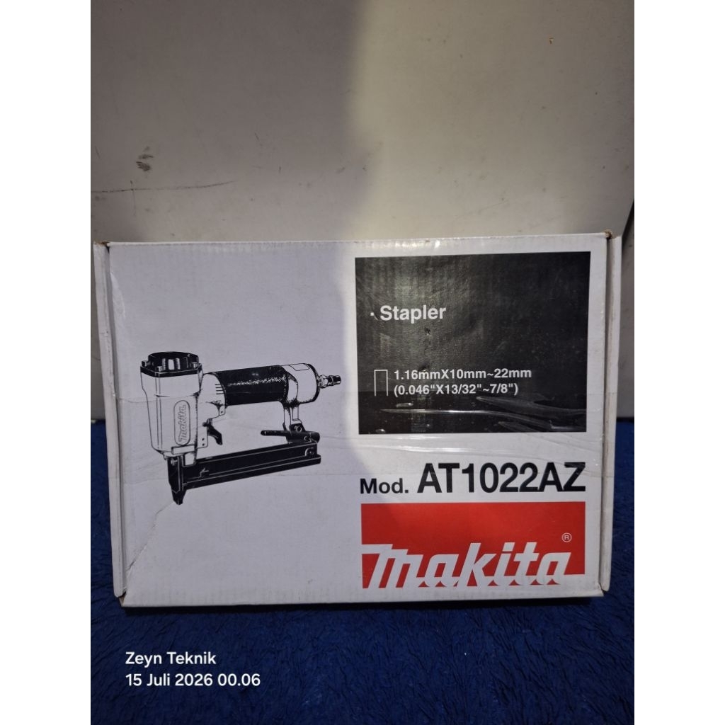 Mesin Paku Tembak Staples Angin/Stapler Air Nailer MAKITA AT1022AZ