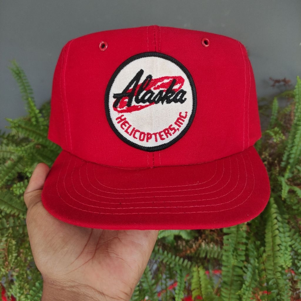 TOPI VINTAGE USA ALASKA HELIKOPTERS PATCH