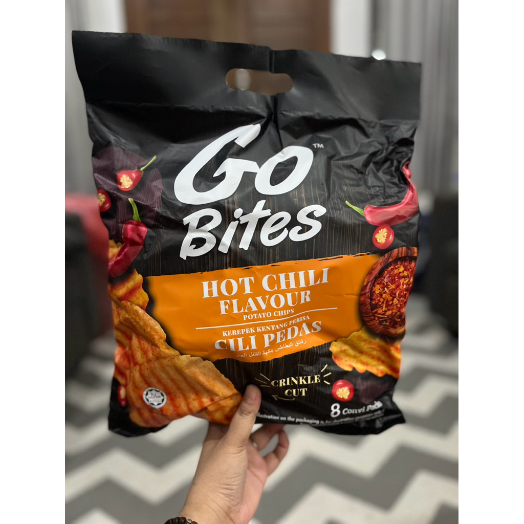 (ECER - 1 Pcs) Malaysia Snacks - Gobites Potato Chip 20gr