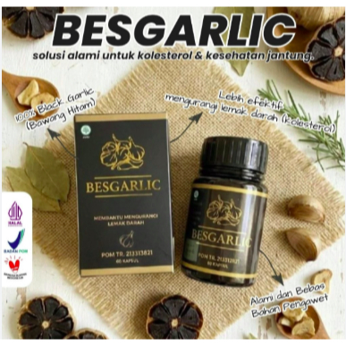 Kapsul Ekstrak Besgarlic Bawang Hitam Herbal 21