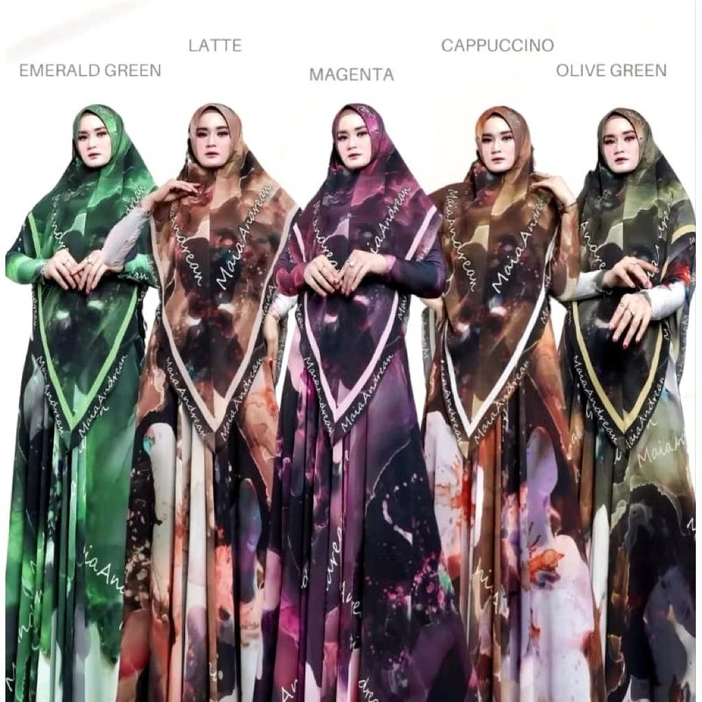 [READY STOCK MAIA ANDREAN] GAMIS PREMIUM ORI “ ANDALUSIA SERIES” BY Maia Andrean