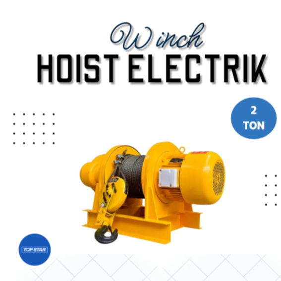 WINCH HOIST CRANE 2 TON ELECTRIC