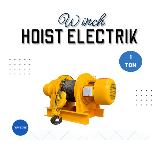 WINCH HOIST CRANE 1 TON 100 METER