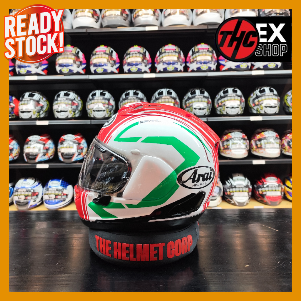 HELM ARAI RX7X STATEMENT CORSA SIZE M 2ND FULL FACE SECOND