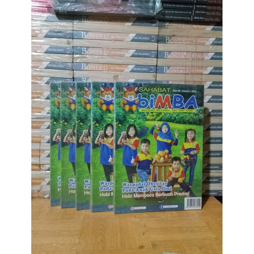BUKU ORIGINAL - PAKET 10 PCS SAHABAT BIMBA MAJALAH KELUARGA IBU DAN ANAK