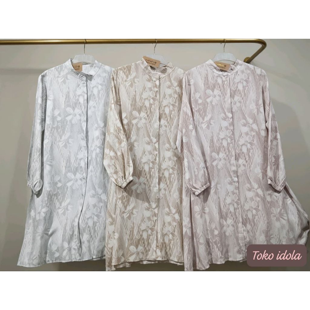 TUNIK KATUN MOTIF MONOKROM | TUNIK LADOSA ORIGINAL