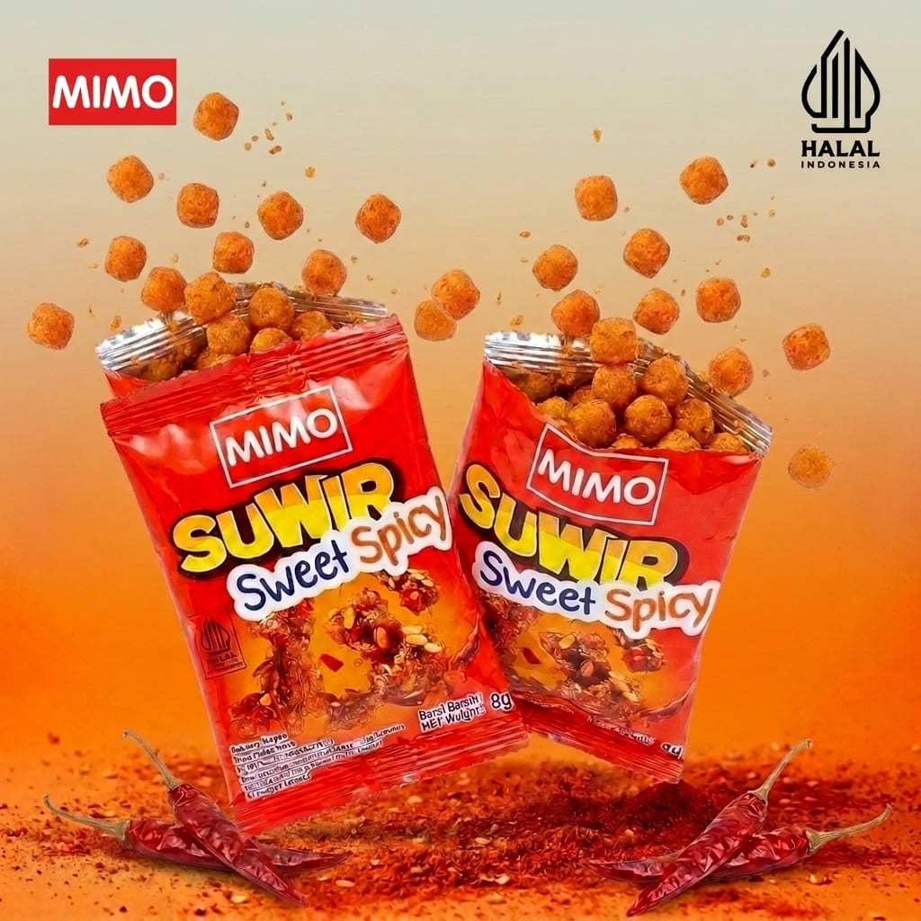 HALAL Snack Mimo Suwir Bulat Manis HALAL BPOM | jajanan anak SD kekinian murah | camilan enak viral 