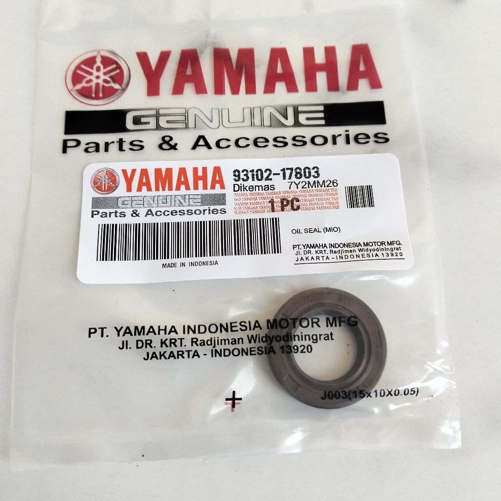 seal as puli motor Yamaha Mio J 93102-17803