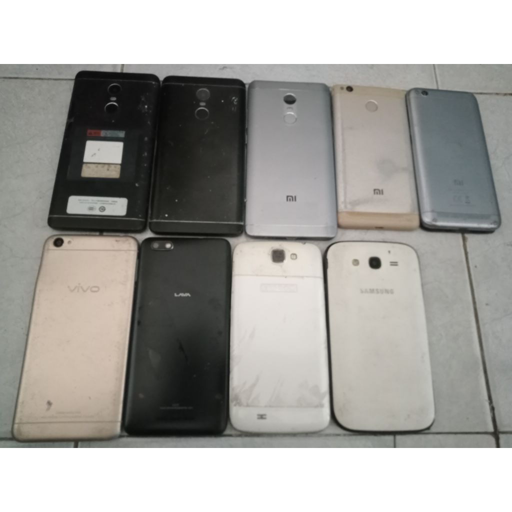 Borongan 9 hp android ram2  3/ 4 g rusak/ mati