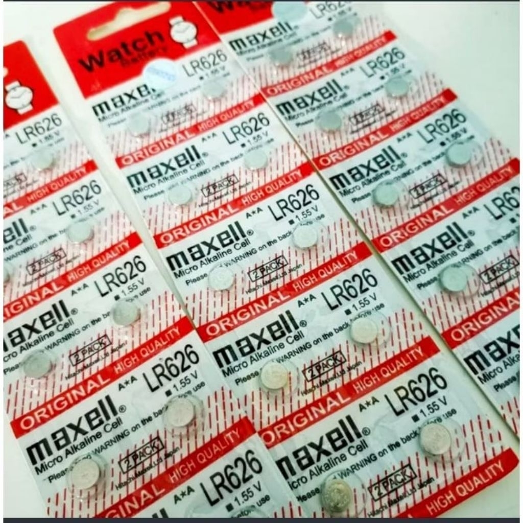 Baterai LR626 MAXELL batrei battery kancing LR 626 AG4 SR626 377
