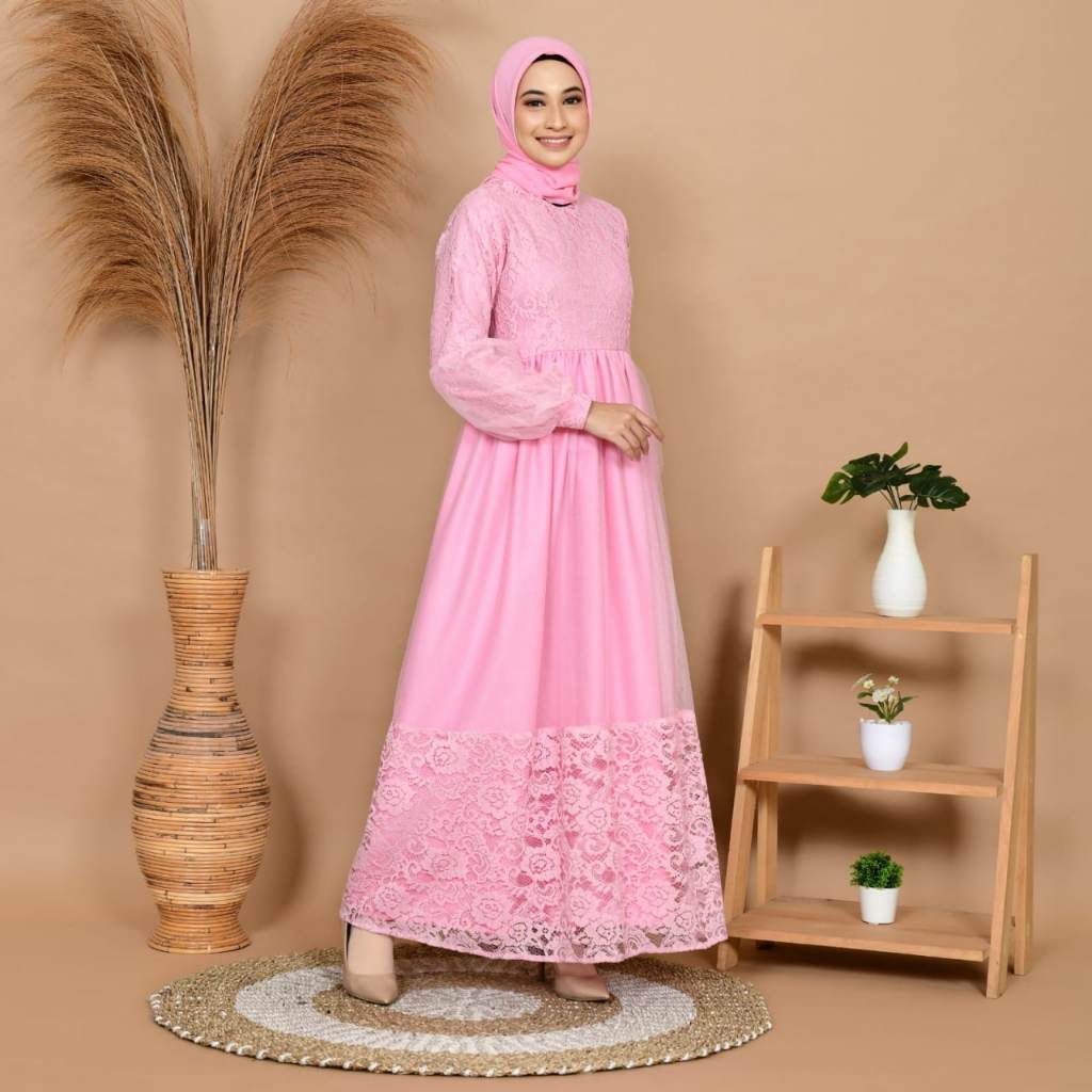 Azzafran- Gamis Annisa family Set Modern bisa untuk Couple Lebaran