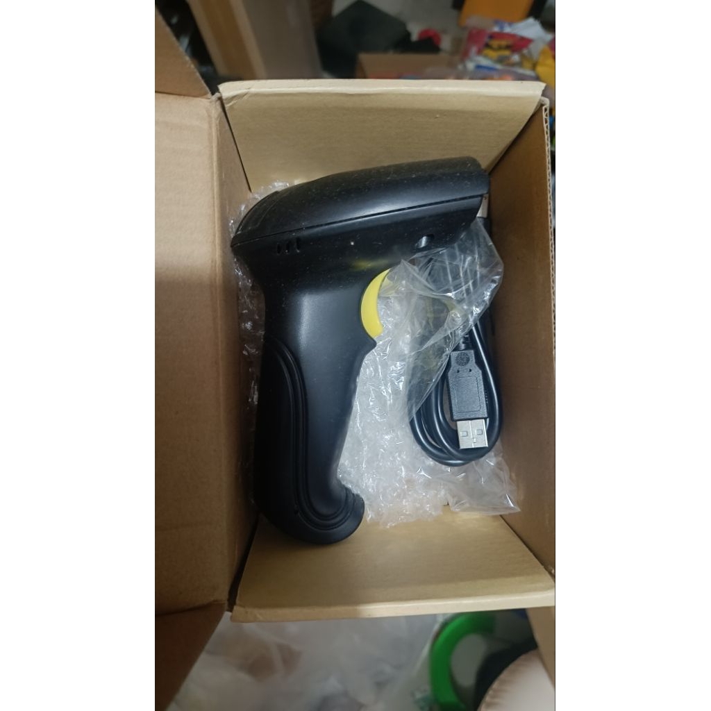Scanner Barcode bekas dan rusfet dispenser lakban
