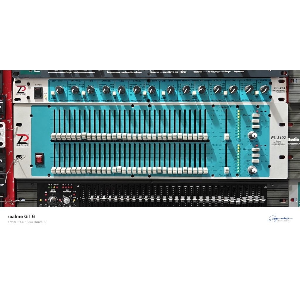 Audio Processor / Equalizer / Pasline PL-3102 / 31-band / PL 3102 PL3102