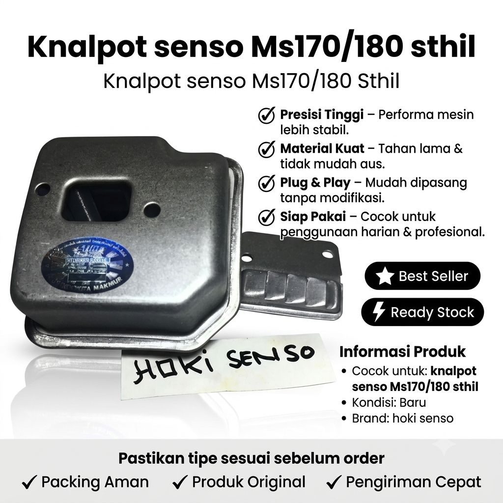 knalpot senso ms 170/180 sthil
