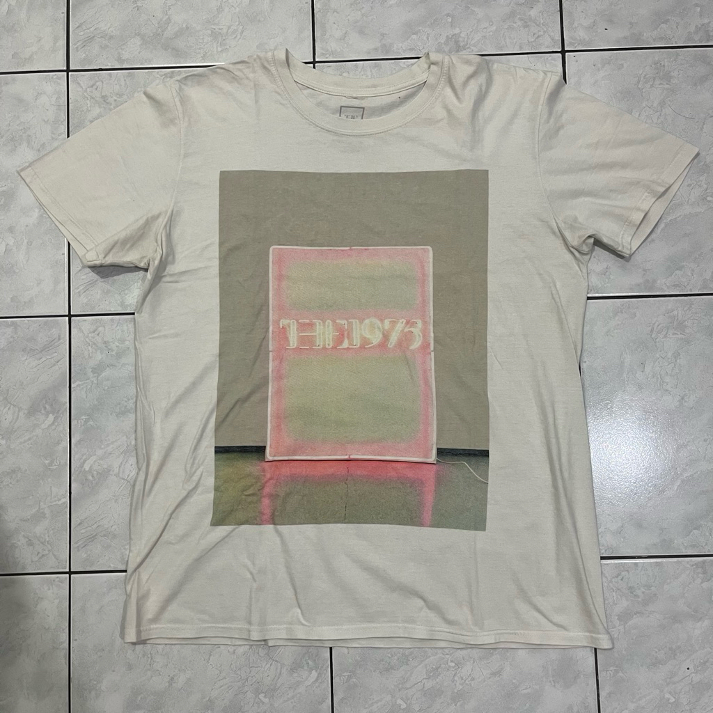 Tshirt Merch Band The 1975 Album Tag Official Size L Made In UK Original