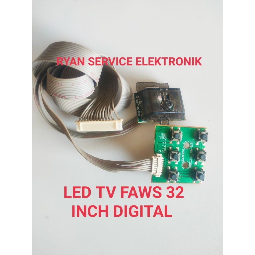 SENSOR TOMBOL TV LED FAWS 32 INCH DIGITAL