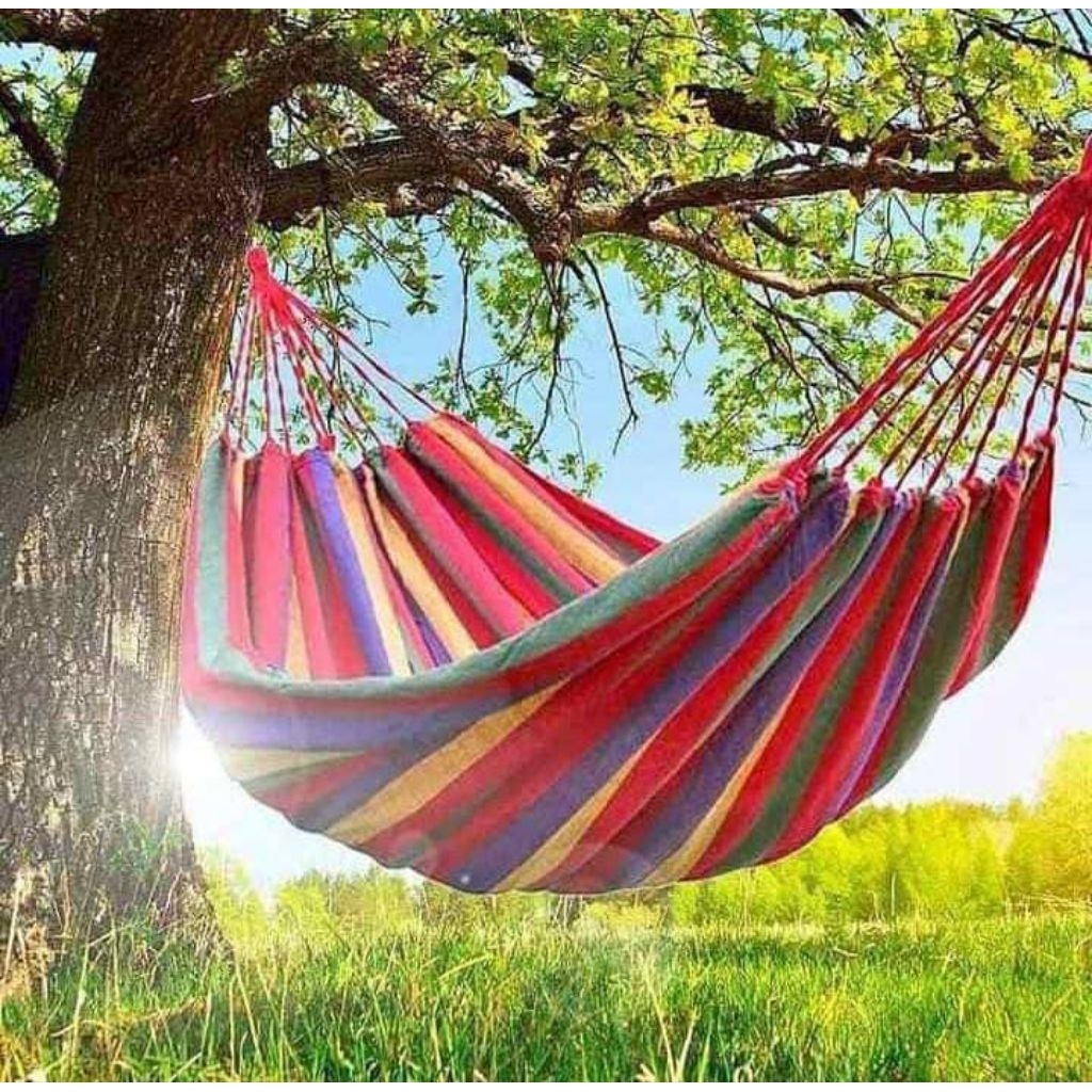 HAMMOCK AYUNAN PORTABLE PELANGI