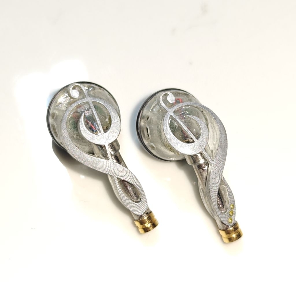 CUSTOM EARBUDS IRBAT PRINTED 3D @#--TREBLECLEF DRIVER EDIFIER H185