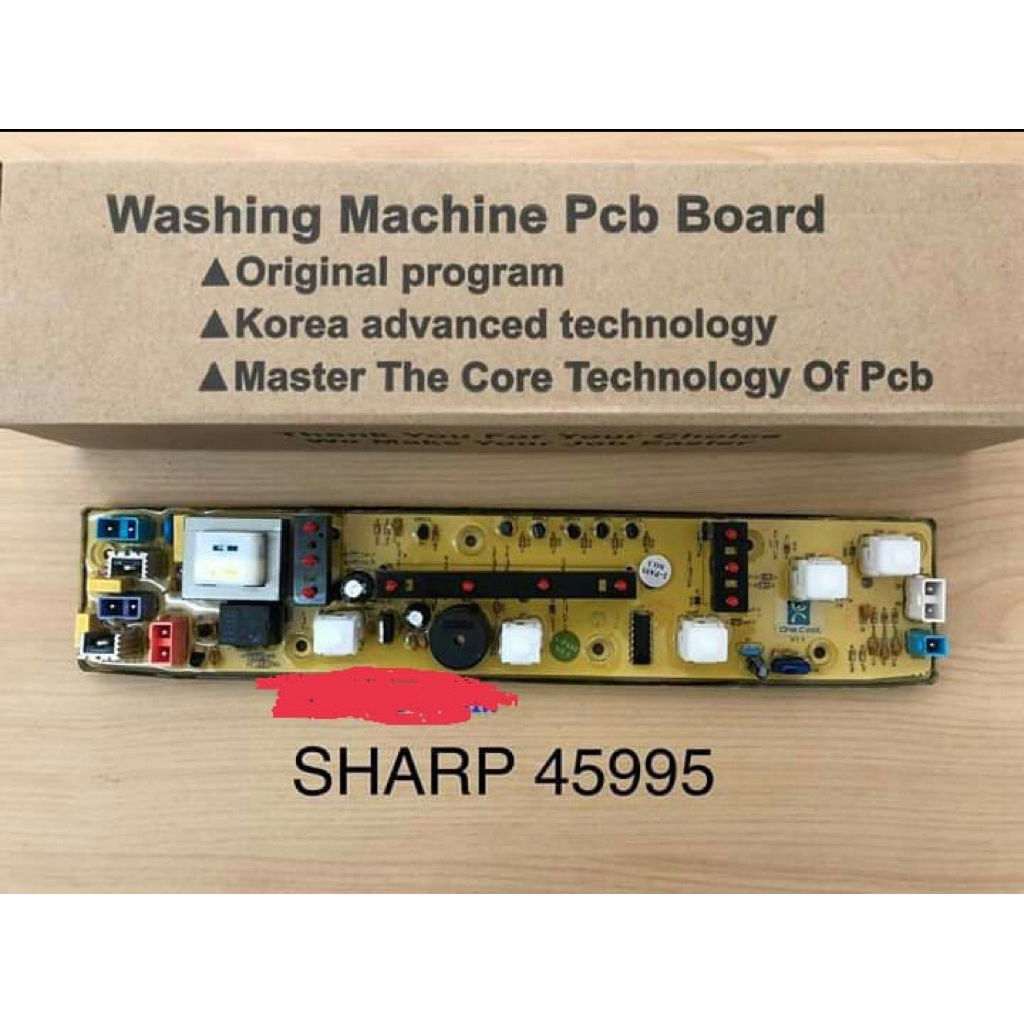 MODUL PCB MESIN CUCI SHARP ES-F800T-BL kode part 45995