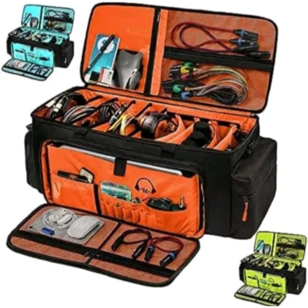 TAS KABEL DJ TAS PERALATAN  DJ PIONER TAS KOTAK PENYIMPAN ALAT DJ TAS ACESORIES DJ TAS AKSESORIES DJ