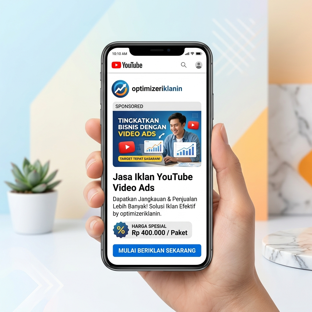 Jasa Iklan YouTube Video Ads - Iklan Video YouTube Target Tertarget