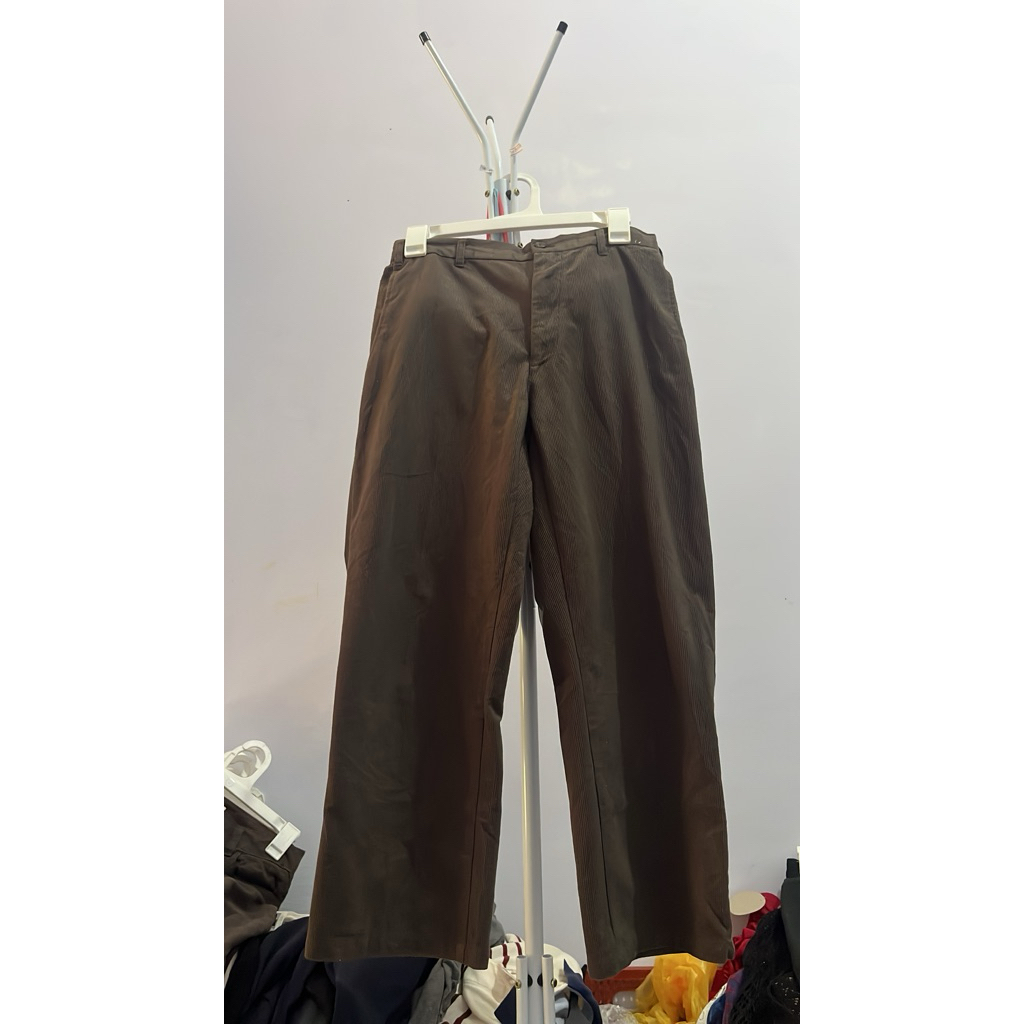 CELANA CORDUROY coklat