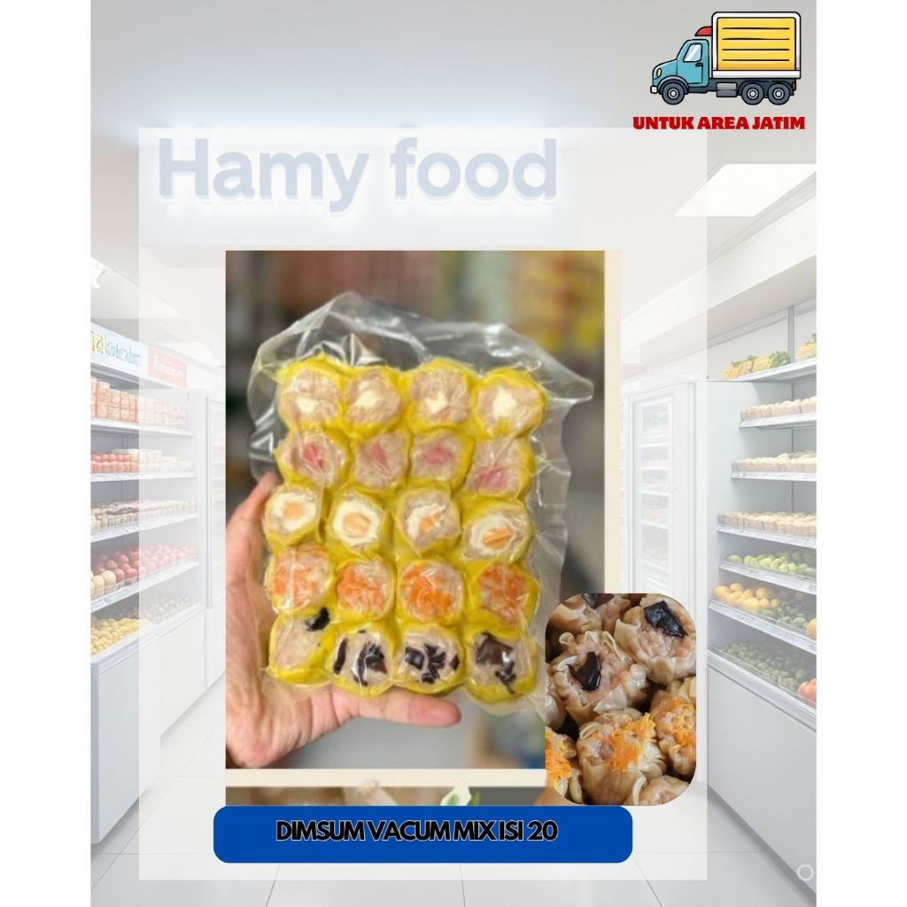 Dimsum Ayam Udang NGALAM Frozen Premium Mix 20 pcs, Halal dan Praktis UNTUK INSTANT BATU MALANG