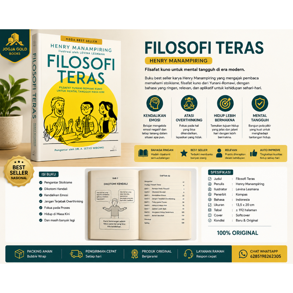 Buku Self Improvement - Filosofi Teras - Filosofi Teras