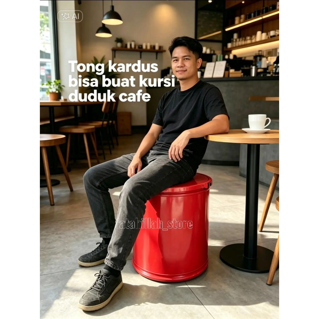 TONG KARDUS TEBEL KURSI TONG KURAI CAFE