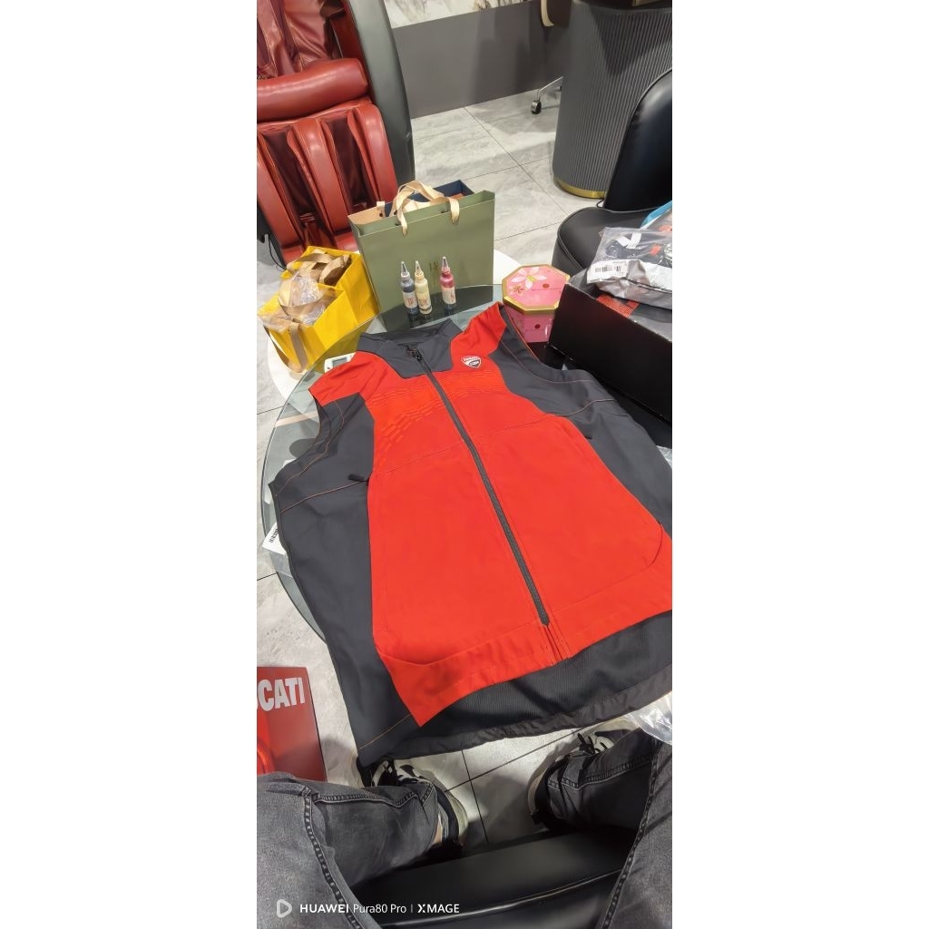 Vest MX Ducati Desmo Rompi Jaket Motor
