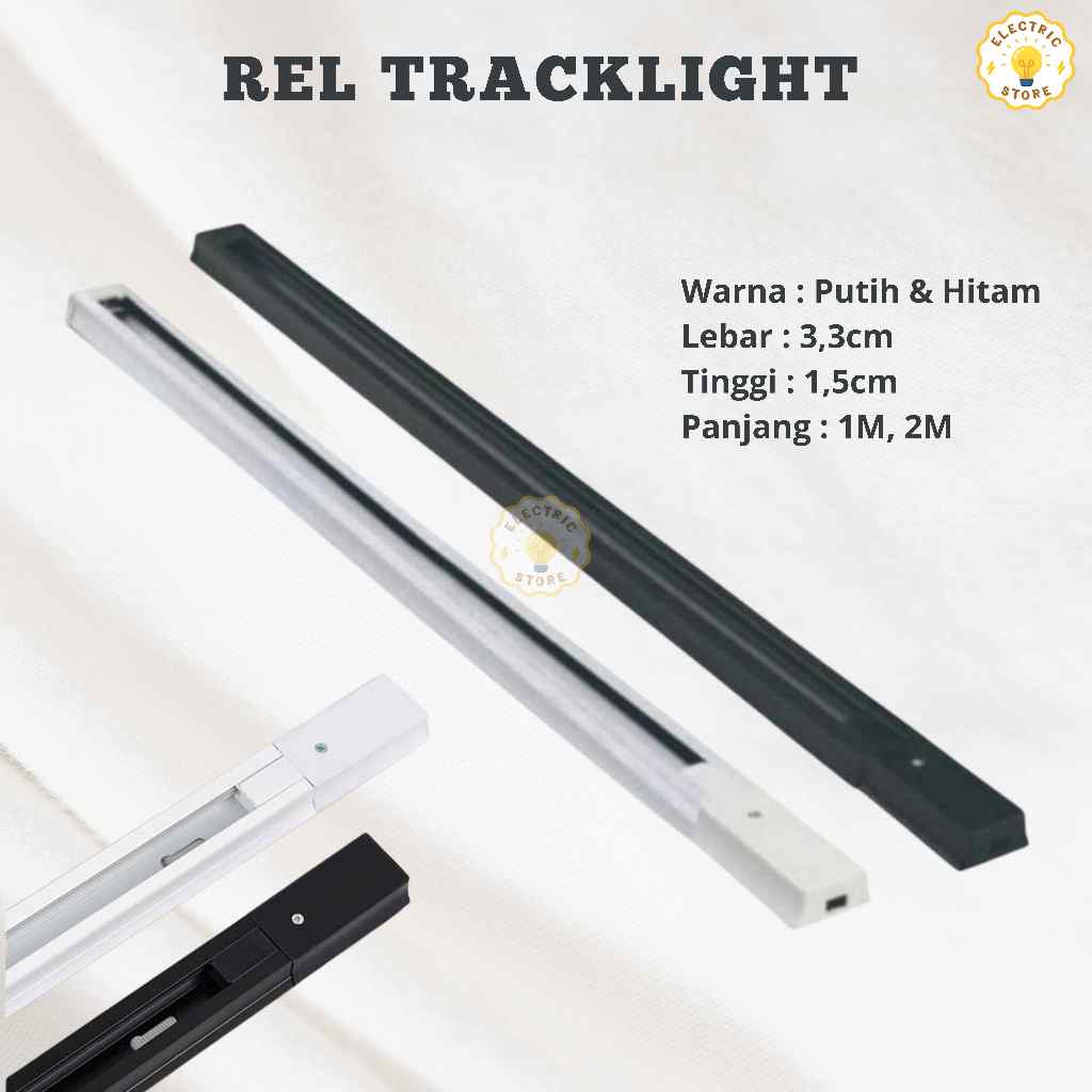 Rel Tracklight Lampu Sorot 1M  // Lampu Sorot Rel Tracklight 1M
