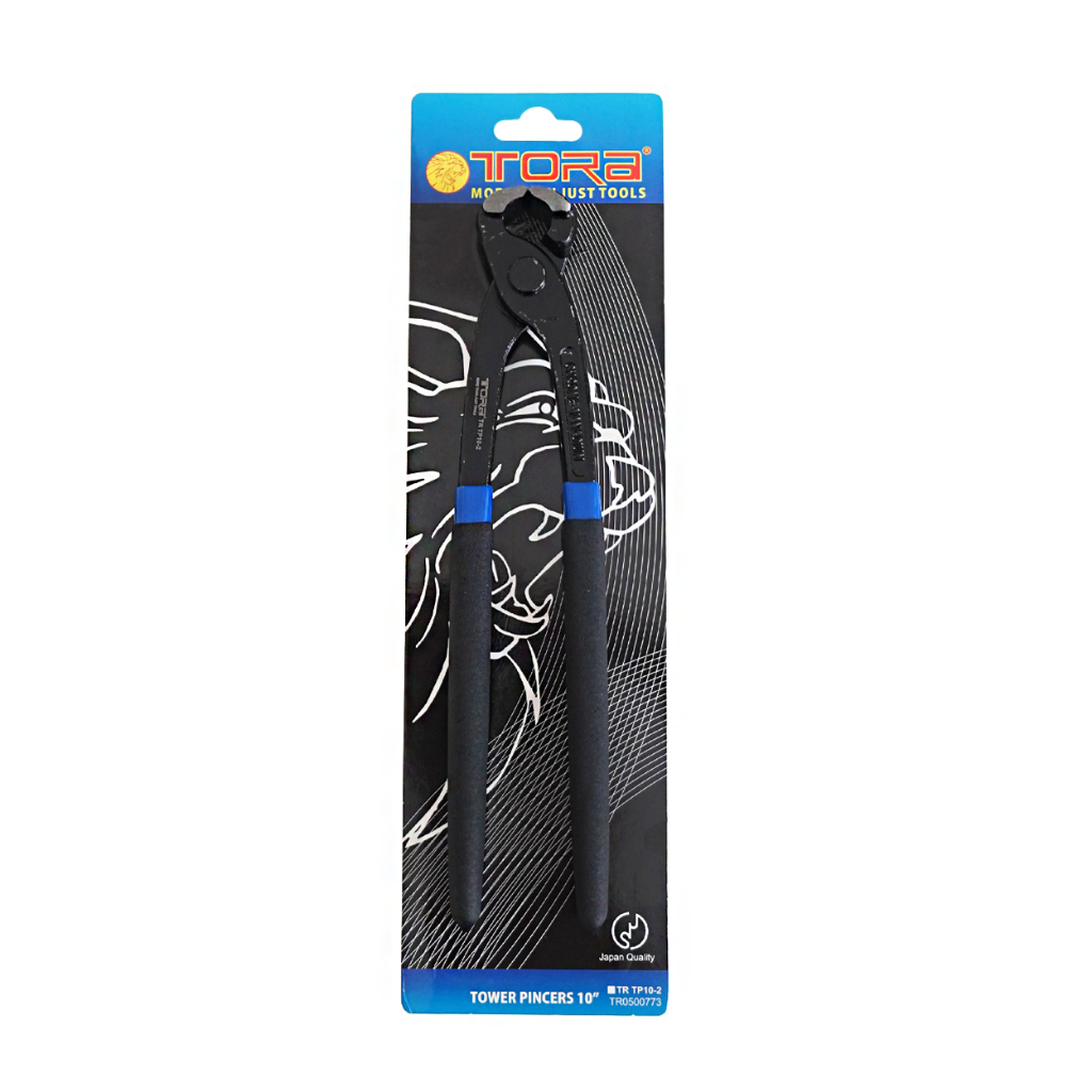 TORA Tang Kaka Tua 10 Inch Handle Biru Hitam - Gegep Potong Kawat